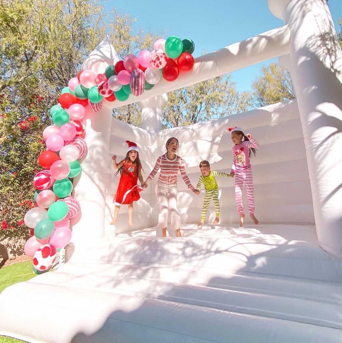 White Bounce House Rental Sacramento